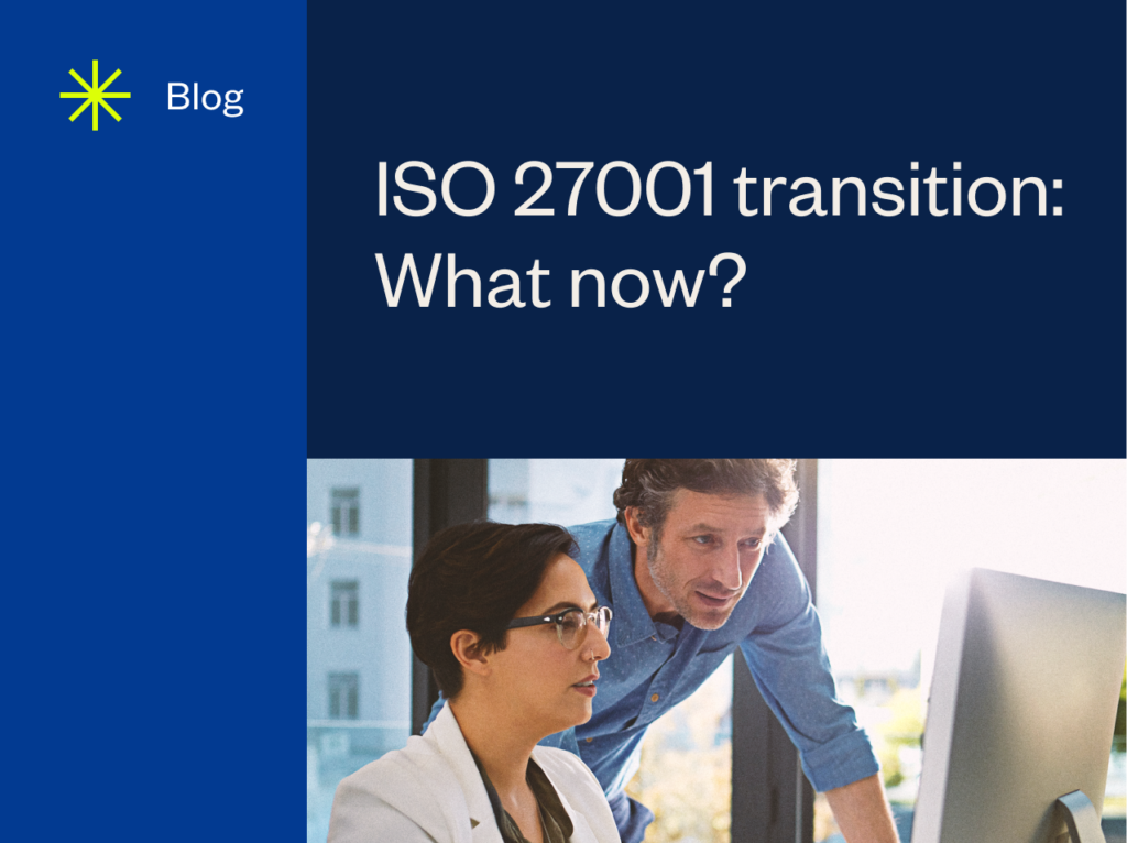 resource feature ISO 27001 transition What now  1 0
