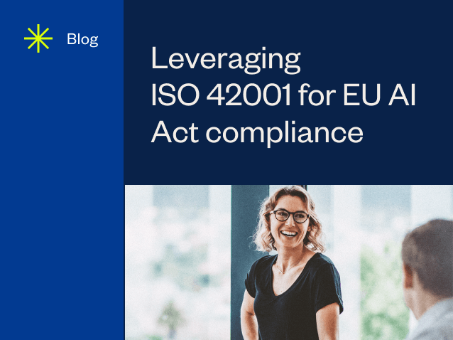 resource feature Leveraging ISO 42001 for EU AI Act compliance 1 0